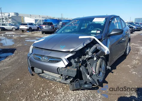 2014 Hyundai Accent Gls из США, поврежденный, VIN KMHCU4AE4EU669063